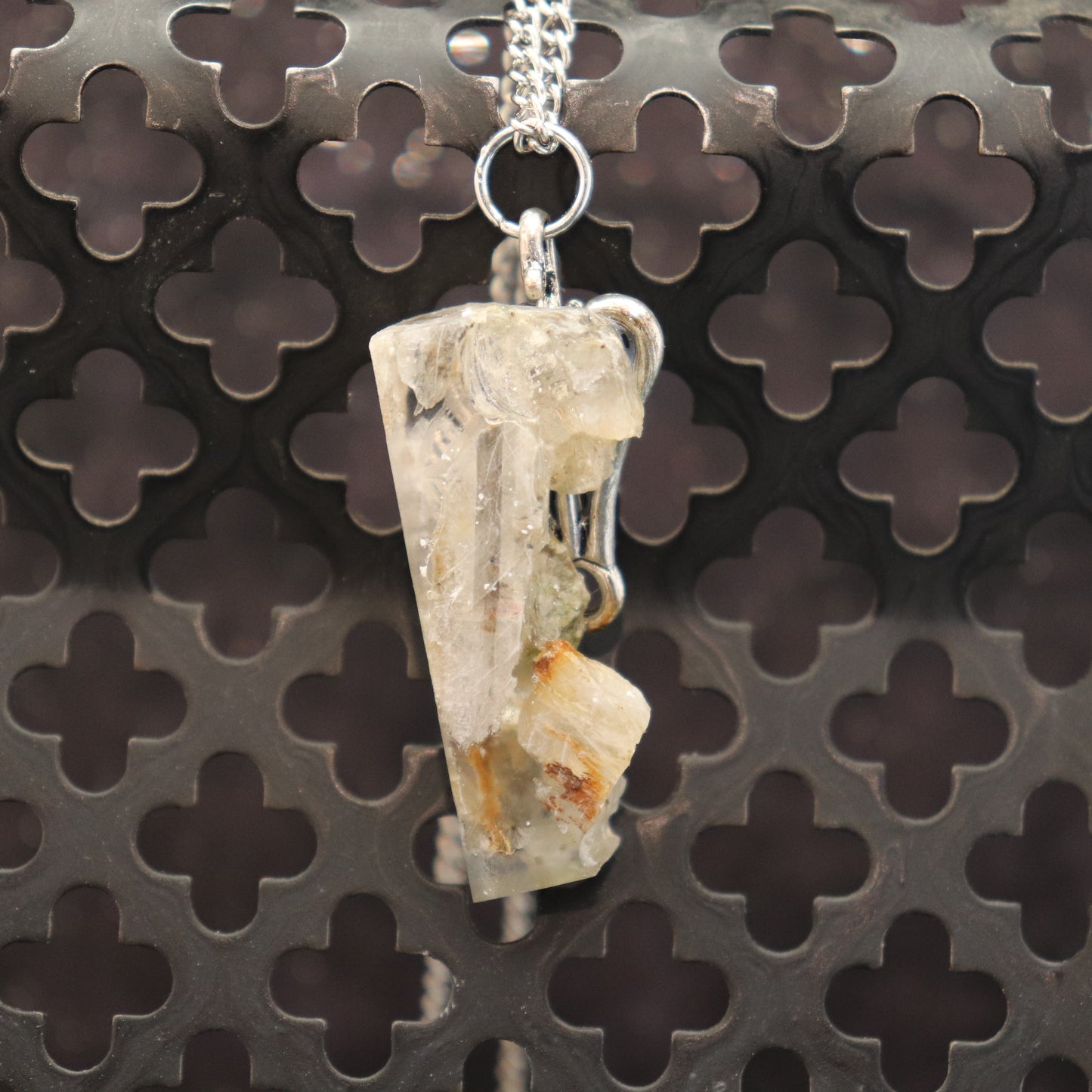 Great Plains Gypsum Necklace INNER EARTH Stone Resin Jewelry