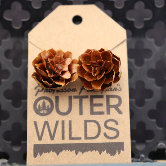 Blue Spruce Pineflower Earrings OUTER WILDS