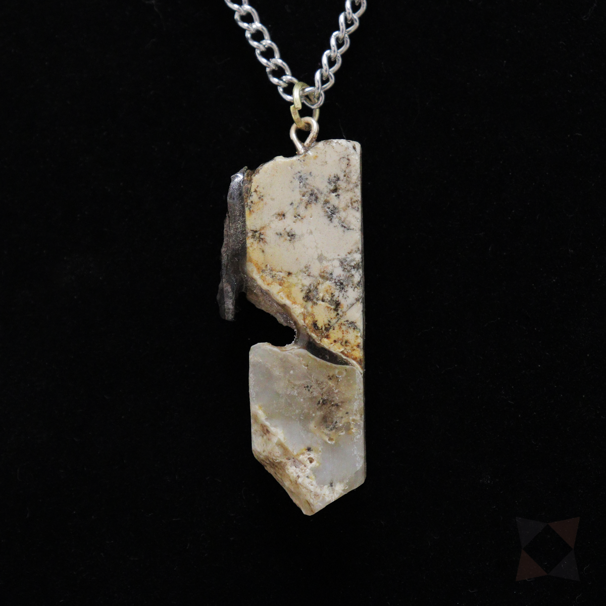 Ogallala Opalstone Necklace INNER EARTH Stone Resin Jewelry